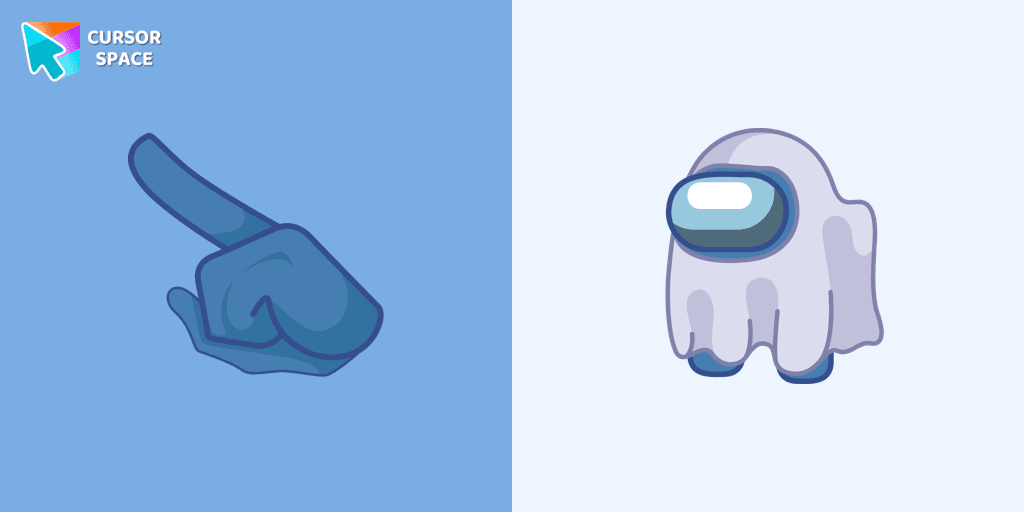 Among Us Ghost Character cursor cursor pack
